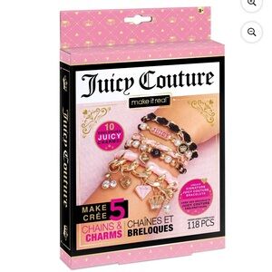 ❌SOLD❌NIB Juicy Couture Make It Real Mini Chains & Charms Kit